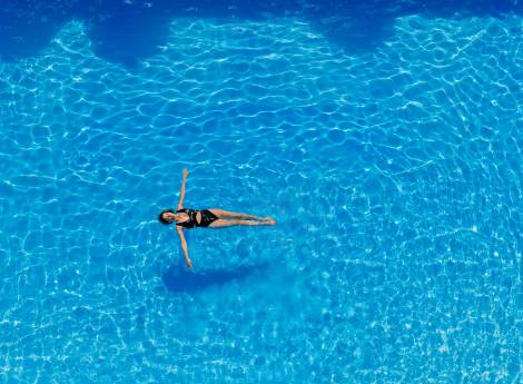 Feel the healing power of thermal water symbolic picture