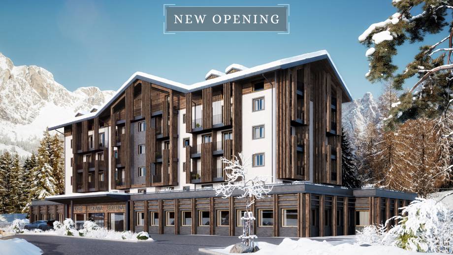 The new Hotel Tofana Cortina  symbolic picture